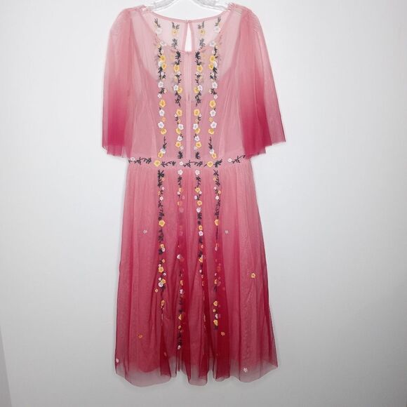 FRENCH CONNECTION Amana Embroidered Ombre Dress - Picture 4 of 10